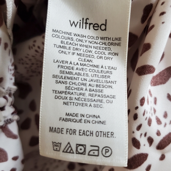 Wilfred Only Ruched Slip Dress, Ruched cowl-neck dress, Small Birch/Bitter Choco - Picture 9 of 10